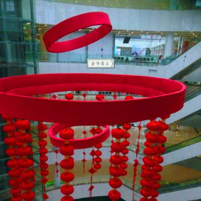 輕型商場(chǎng)電動(dòng)吊鉤中庭作業(yè)的理