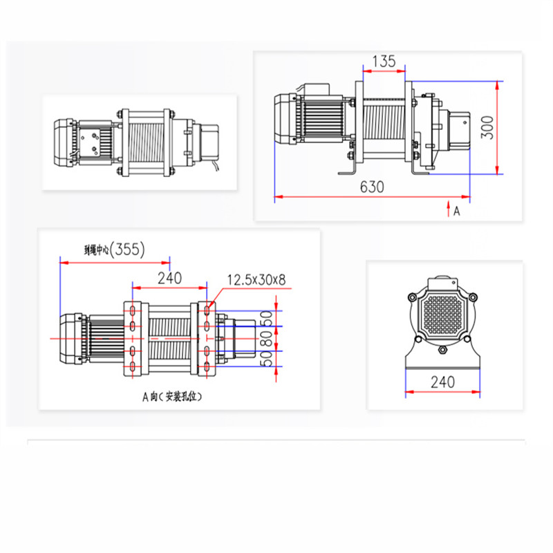 商場(chǎng)中庭電動(dòng)吊鉤延長(zhǎng)安裝線(xiàn)的